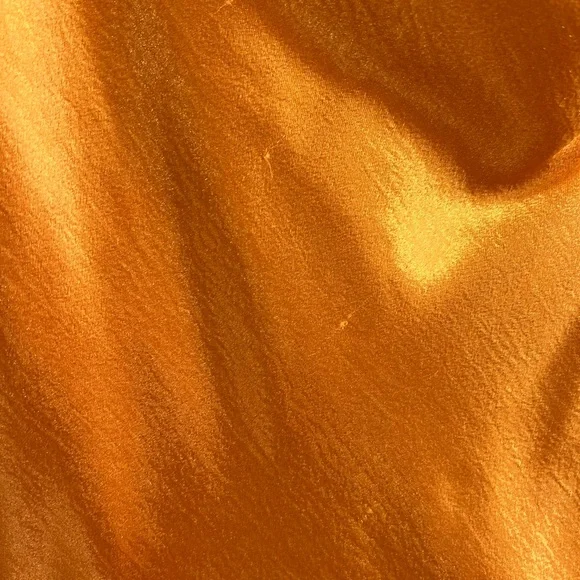 Cinq a Sept Ryder Satin Mini Slip Dress Cowl Neck Knotted Tie Orange Bronze, 6 - Picture 6 of 16